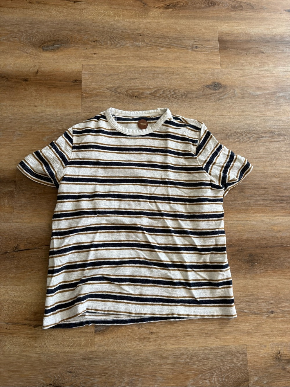 Common People Navy and gold shirt